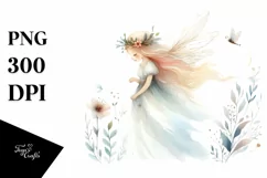 Washed Whimsicall Fairy PNG Product Image 1
