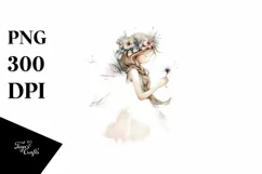 Whimsical Gothic Fairy, High-Res PNG Product Image 3