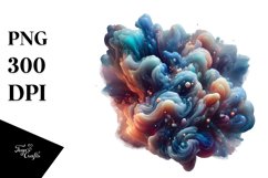 Abstract Glossy Cosmos Clipart Product Image 3