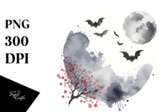 Washed Simple Bat PNG Product Image 1