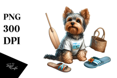 Sublimation Sticker Centered | Yorkshire Terrier Product Image 1