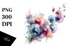 Artistic Sweet Pea | Sublimation | Clipart Product Image 1