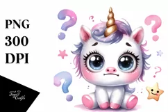 Funny Unicorn PNG Product Image 3
