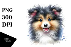 Adorable Baby Collie, High-Res PNG Product Image 1