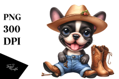 Funny Dog in Jeans | Sublimation | Clipart Product Image 1