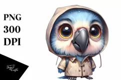 baby parrot big eyes standing up human like Product Image 3
