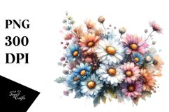 Colorful Daisy Glossy Petals Washed Product Image 3