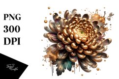 Shiny Chrysanthemum Clipart Product Image 3