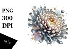 Shiny Chrysanthemum | Sublimation Clipart Product Image 1