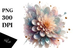 Glossy Chrysanthemum PNG Product Image 3