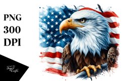 Watercolor Patriotic Clipart Product Image 3