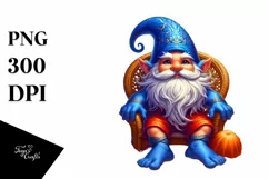 Detailed Digital Painting Gnome Azzure Shorts Product Image 3