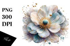 Golden Insertions Like Material Anemone Clipart Product Image 1