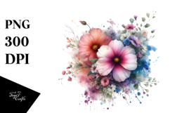 Dramatic Flower Splashes PNG Product Image 1