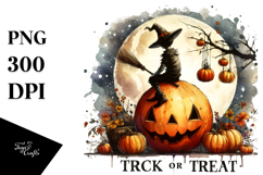 A Washed Retro Halloween Castle PNG Product Image 1