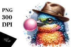 Quirky and Colorful Bird Clipart Product Image 3