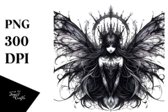 Detailed Gothic Fairy PNG Product Image 1