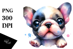 Expressive Baby French Bulldog PNG Product Image 1