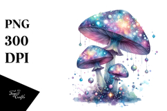 Shiny Celestial Mushroom PNG Product Image 1