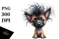 Expressive Malinois Watercolor, Transparent PNG Product Image 1