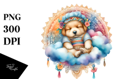 Boho Baby Puppy PNG Product Image 1