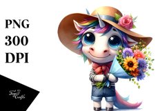 Watercolor Unicorn Clipart Product Image 3