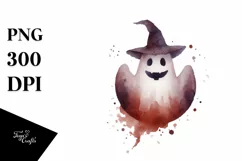 Vintage Halloween Ghost, Transparent PNG Product Image 1