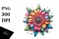 Abstract Wooden Gerbera PNG Product Image 1