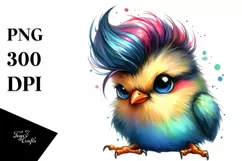 Funny Baby Bird Sitting PNG Product Image 3