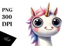 Funny Unicorn, Transparent PNG Product Image 1