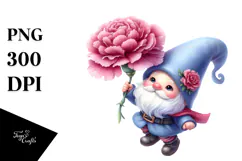 Adorable Gnome Painting, Transparent PNG Product Image 1