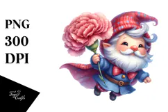Playful Gnome Drawing, High-Res PNG Product Image 1