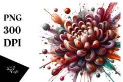 Abstract Glossy Chrysanthemum Candy Like Material Product Image 1