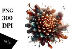 Abstract Glossy Chrysanthemum Candy Like Material Product Image 1