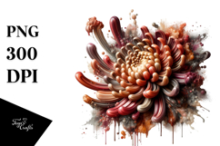 Abstract Glossy Chrysanthemum Candy Like Material Product Image 1