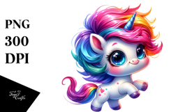 Dancing Unicorn PNG Product Image 1