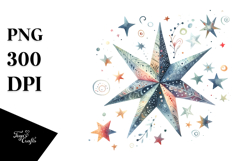 Whimsical Star PNG Product Image 1
