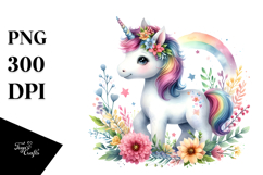 colorful baby unicorn Product Image 1