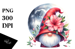 Cute Floral GNOME PNG Product Image 1