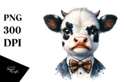 Funny Baby Cow PNG Product Image 1