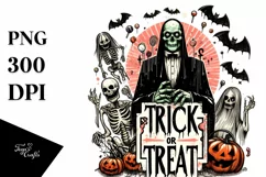 Trick or Treat Undead, Transparent PNG Product Image 3
