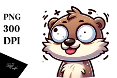 Ridiculously Cute Otter, Transparent PNG Product Image 1