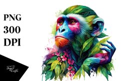 Vibrant Monkey Clipart Product Image 3