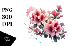Azalea Made of , High-Resolution PNG Product Image 1