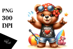 Cute Baby Bear PNG Product Image 1