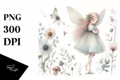 Washed Whimsicall Fairy PNG Product Image 3
