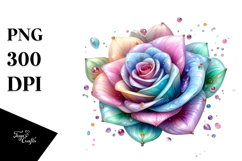 Detailed Vibrant Rose made of , Transparent PNG Product Image 1