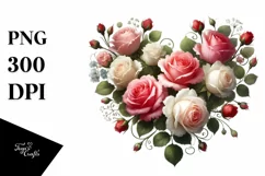 Simple Digital Painting Heart PNG Product Image 1