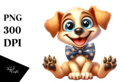 Goofy Cartoon with Bow Tie PNG Product Image 1
