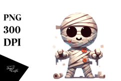 Funny Mummy Digital Painting PNG Product Image 1